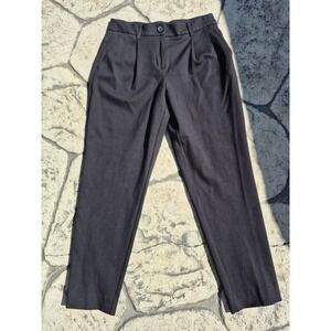 Reitmans Women's Stretch Pants Tapered Black Petite Size 6 EUC‎